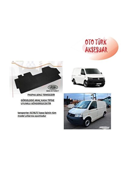 Leader Vw Transporter T5 - T6 - T7 Minibüs Ve Panelvan Kauçuk Paspas Ön