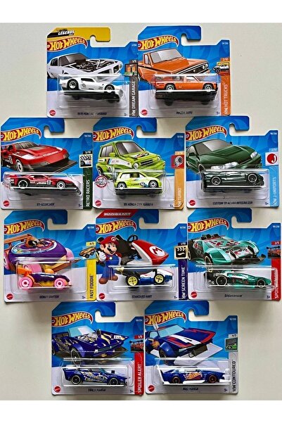 HOT WHEELS Hotwheels 10'lu Başlangıç Seti - Onlu Farklı Model Araba