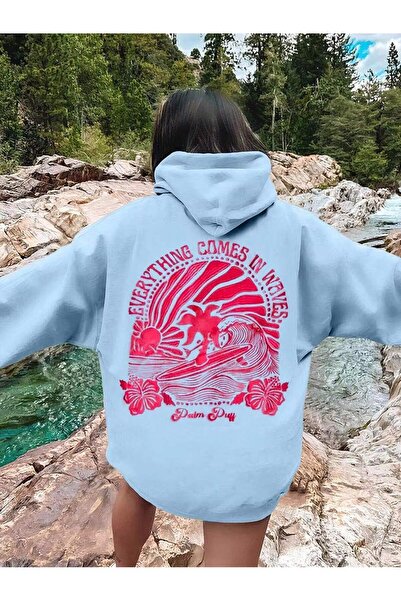 bellanova Φούτερ Unisex Oversize με στάμπα