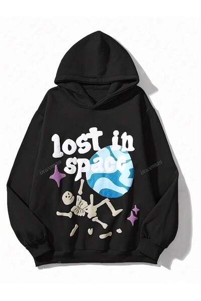 bellanova Φούτερ Unisex Oversize με στάμπα