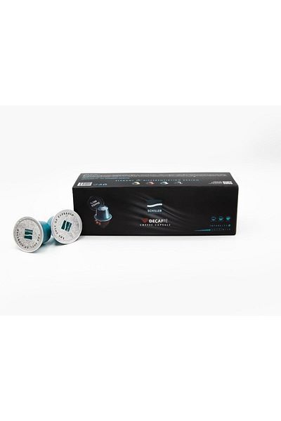 Schiller 10 Pack Decaffe - Aluminum Capsule Coffee (COFFEE Free)
