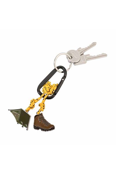 Troika Keychain - with Tent and Boot Hooks