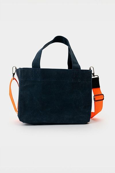 Goo Leather Goods Geantă de umăr și de mână pentru utilizare zilnică cu curea din pânză - țesătură dură