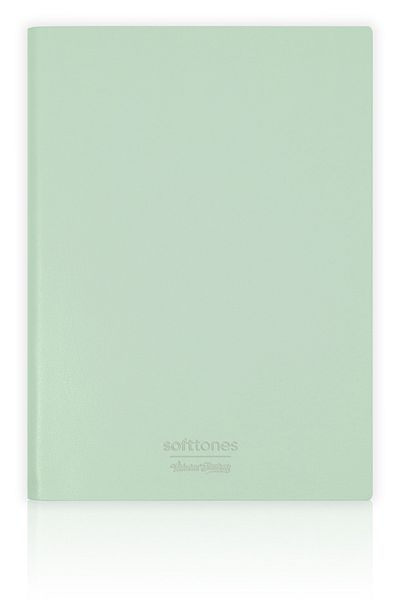 Victoria's Journals Softtons A6 Striped Copybook with Flexible Cover - 96 Yp Cream