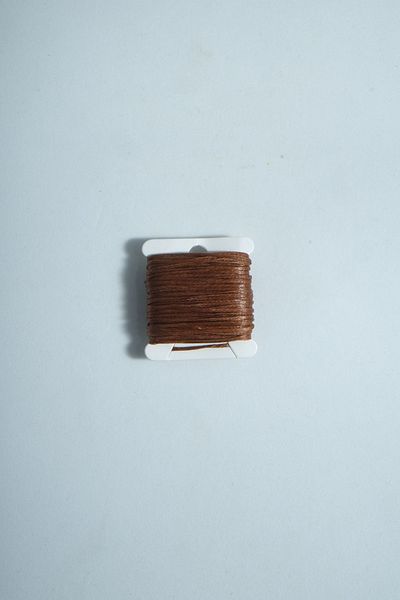 Eskişehir hobi sanat 5 μέτρα 1 mm κερωμένο κορδόνι κανέλα καφέ χρώματος δερμάτινο κολιέ ραμμένο κόσμημα - κορδόνι βραχιόλι
