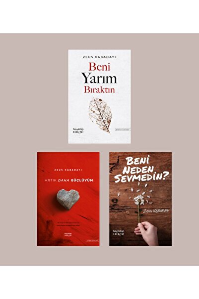 hayykitap 3 Kitap / Beni Yarım Bıraktın - Artık Daha Güçlüyüm - Beni Neden Se...