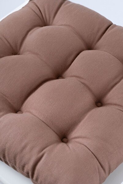 ALTINPAMUK Daisy Fluffy - 9 Stitched Coffee Chair Cushion, Lace-Up