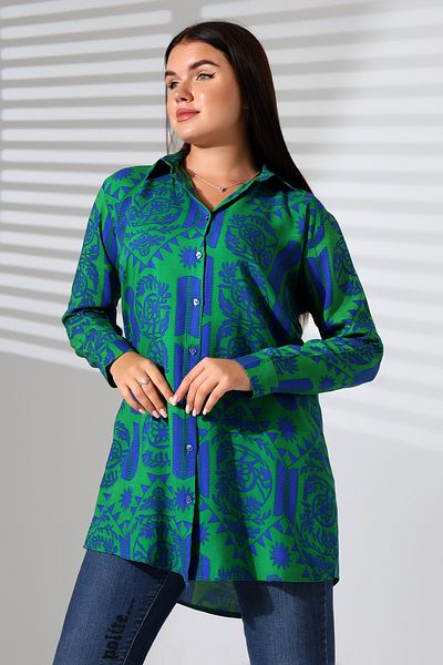 ENFİ GİYİM Cotton Viscose Tunic - Patterned