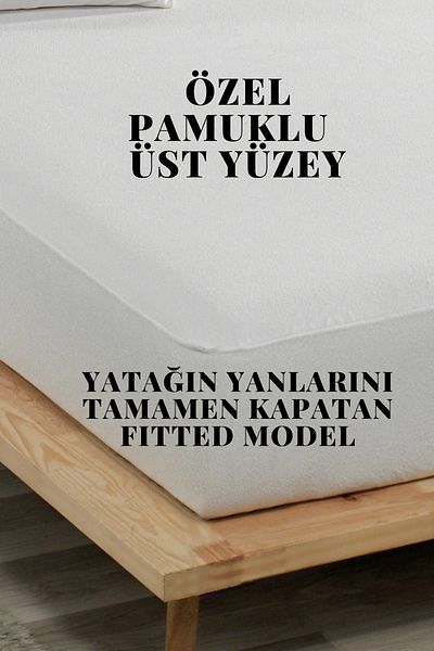ELY PARKER 120x200 Cotton Liquid Proof Mattress Protector - Fitted with Sheet