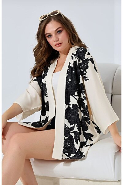 Elif Ay Büyük Beden Kimono