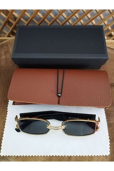Wellteer Unisex Metal Frame Polarized Sunglasses