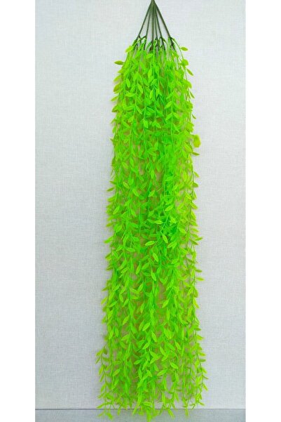 DDPEST Yeşil Ağlayan Söğüt Ağacı Dalı Dekoratif Yeşil Yapraklı Yapay Salkım Ç...