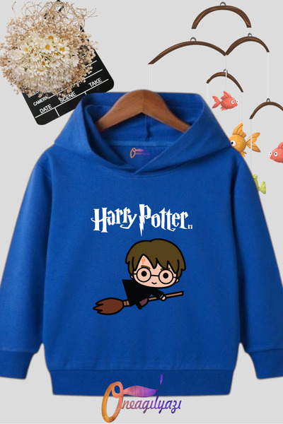 oneagılyazı BASKILI KAPÜŞONLU ÇOCUK SWEATSHİRT