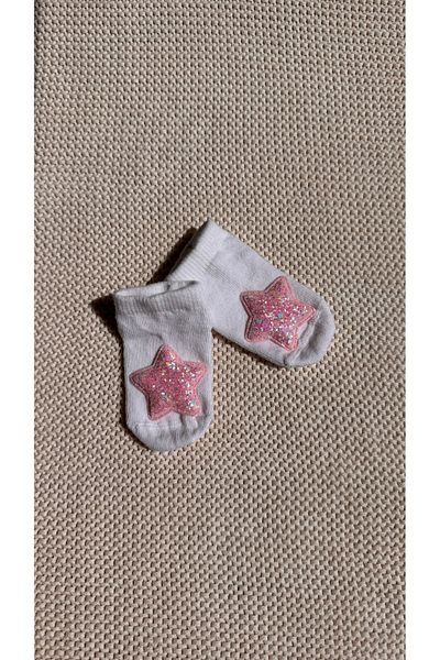 Myluni Shiny Star Pattern - Baby Socks with Toys