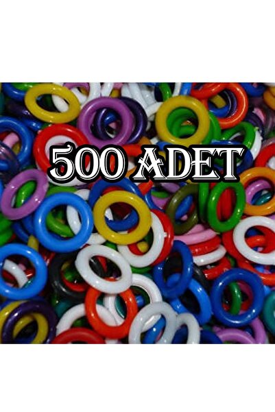 usmtekno Güvercin Boncuğu Kuş Halkası Kuş Boncuğu Güvercin Ayak Halkası 500 Adet
