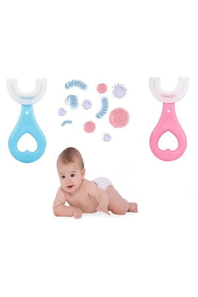 Armoris Soft Silicone Harmless U Design Baby and Child Toothbrush - New Generation