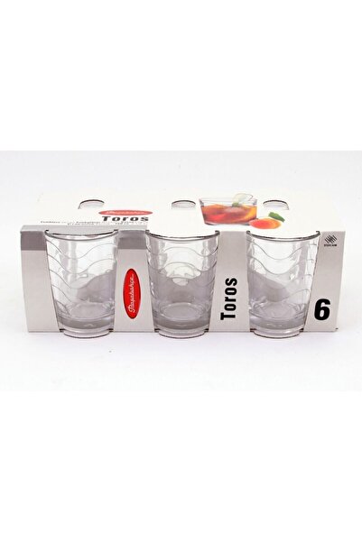 Paşabahçe مجموعة من 6 أكواب مياه توروس 160 سم مكعب