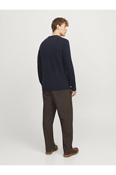 Jack & Jones Premium Strickpullover mit Rundhals Einfarbig Strickpullover mit Rundhals