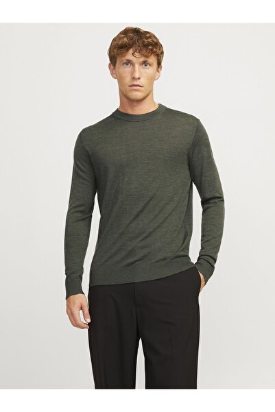 Jack & Jones Premium Strickpullover mit Rundhals Einfarbig Strickpullover mit Rundhals