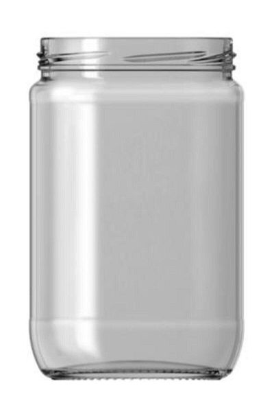 Paşabahçe Glass Jar with Lid 1000 Cc 10 Pieces Canning Containers