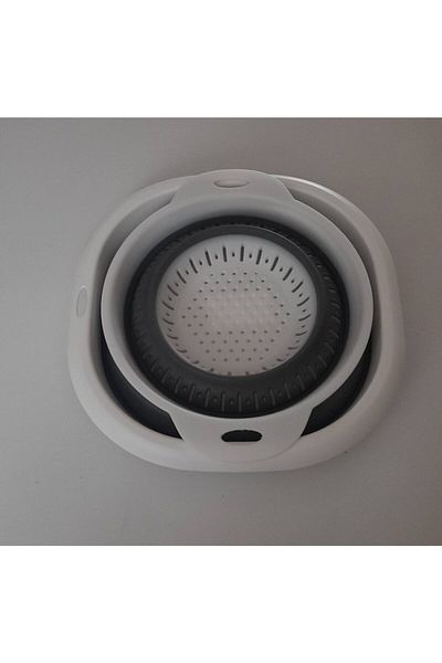 Bee Home Folding Basin (stain) and Folding Round Strainer 2-Piece
