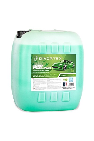 Divortex Alpha Foam Ph Nötr Cilalı Oto Şampuanı 20 Lt
