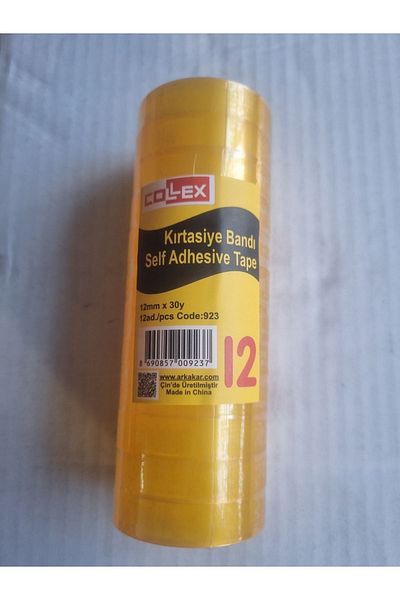 Cosar TRANSPARENT COIN TAPE 12 PIECES COLLEX 12 MM 30 Y SELO TAPE