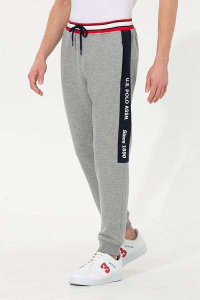 U.S. Polo Assn. Ανδρικό γκρι πλεκτό παντελόνι