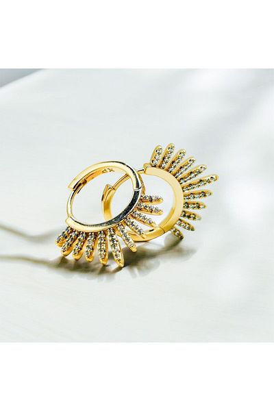 MELLS TAKI Zircon Cubic Model - Siradişi Design, 316L Stainless Steel Earrings
