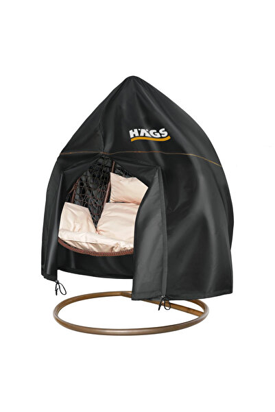 HAEGS Bahçe Salıncağı Örtüsü, Rattan Salıncak Hamak Koltuk Koruma Kılıfı - Çift Kişilik, 230x200cm