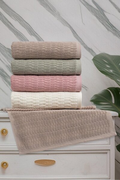 Altınbaşak (4.lü Kutulu Set) %100 Coton Yeni Sezon 50x90cm.  Lüks El  ve Yüz ...