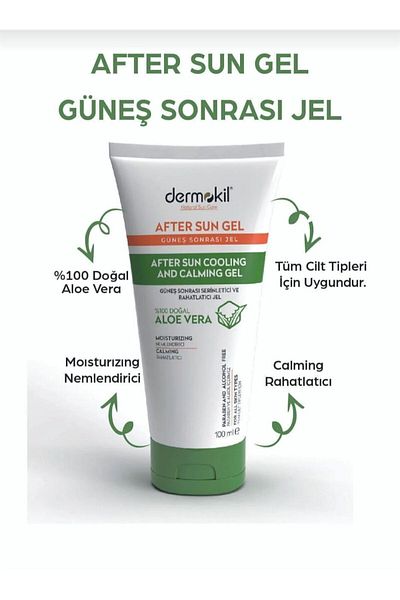 Dermokil Blemish Sunscreen Face Cream - 50 Spf 50 ml + Cooling and Relaxing Gel 100 ml