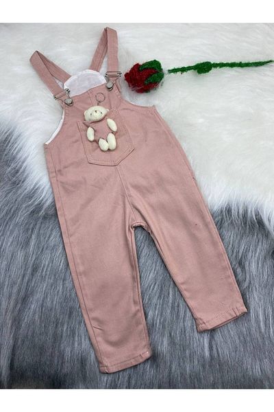 mj kids Unisex Children's Salopet - Teddy Bear, Colorful, Lycra, Flexible and Adjustable Strap