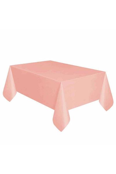 Big Party Macaron Salmon Color Tablecloth 120x180 Cm