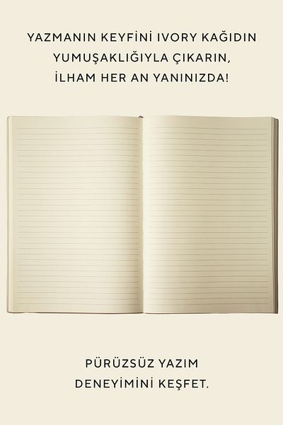 Victoria's Journals دفتر ملاحظات Softtons مخطط مع غطاء مرن - كريمي B5، 128 yp