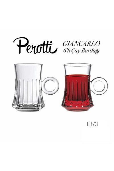 Perotti Giancarlo Set of 6 Tea Glasses 11873