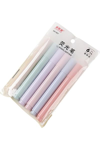 Polin Ch 521 - 6 Color Highlighter Set