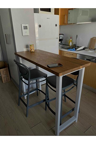 MFG AHŞAP Çok Amaçlı Bar Masası Mutfak Masası