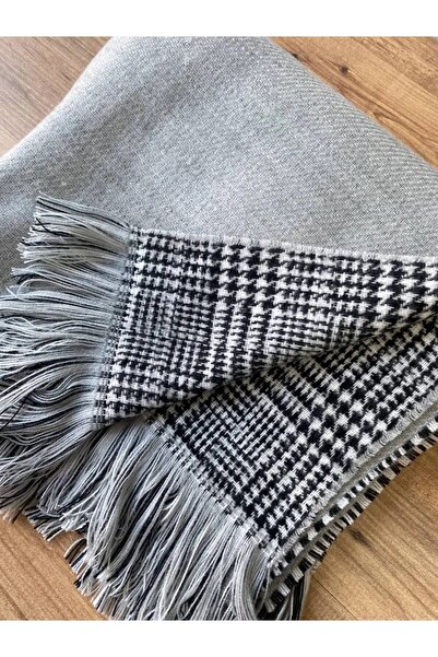 ALLURİNG Winter Double Sided Shoulder Shawl - 70X190Cm