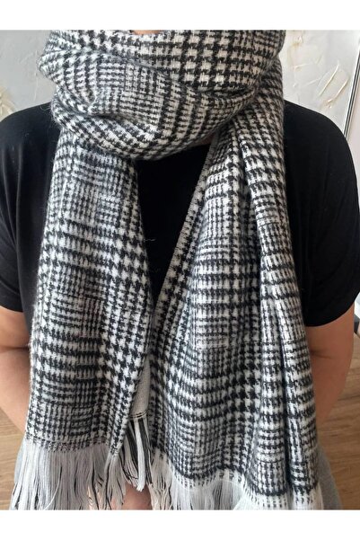 ALLURİNG Winter Double Sided Shoulder Shawl - 70X190Cm