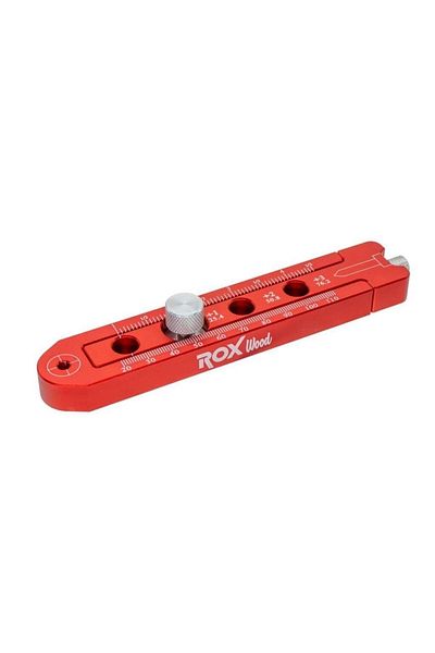Rox Wood 0165 Model Aluminum Circular Marking Ruler for Wood