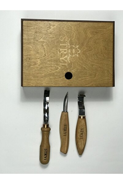 Stryi 503002 Ahşap Kuksa Oyma Seti