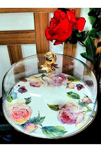 Generic Brand Miss Bety Rose Deluxe Enamel 30cm Cake Jar