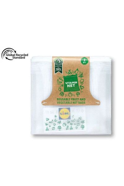 lidl 2 Pcs Vitamin Neti for Fruits and Vegetables - 30X35 cm