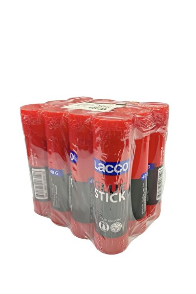 Lacco 316-LACCO GLUE STICK-40 Gr.YAPIŞTIRICI 12 LI