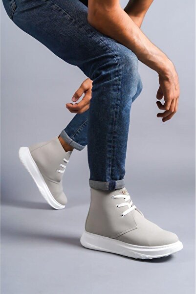 Aymood SLW204 Franca - Чоловічі замшеві спортивні черевики, на шнурівці, BT сірий