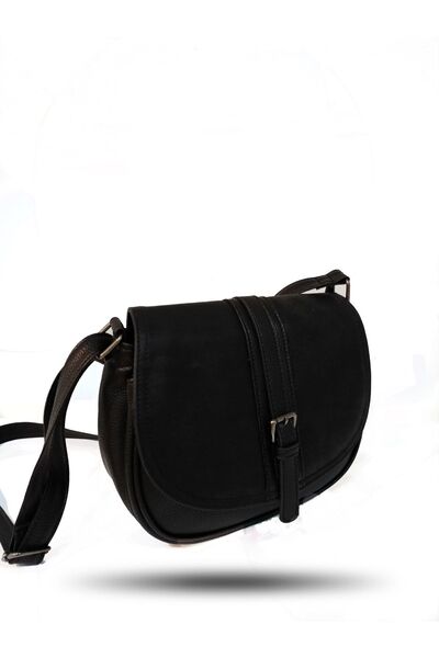 Kumru Çanta Women's Black Color Strap Crossbody Bag