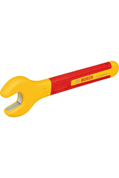 Bosch Professional Insulated 1000 Volt Fork Mouth Fastener Wrench 17mm (1600A02Nf2)