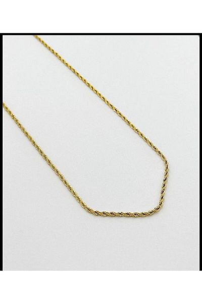 Home 2mm 60 cm Steel Twist Necklace