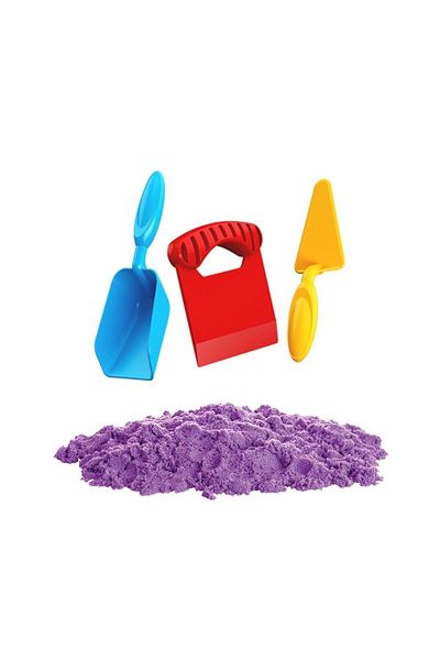 Doğan Oyuncak Dünyası Purple Kinetic Play Sand with Accessories (1000 Gr.) - Art Craft Kinetic Sand Set - Play Sand - Art Sand Sand